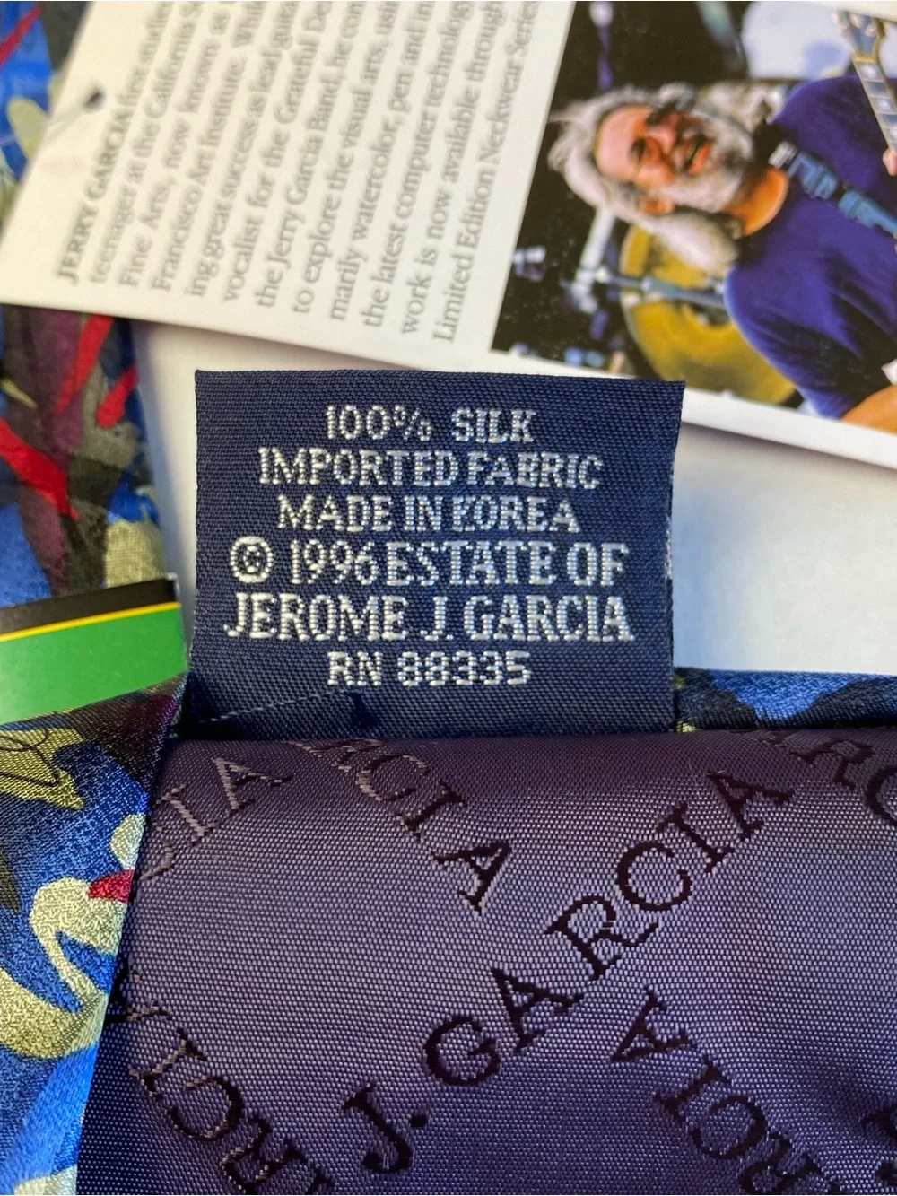 Jerry Garcia 100% Silk Tie Oak Tree NEW
